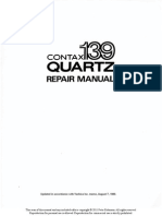 Contax 139 Repair Manual