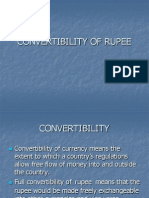 Convertibility of Rupee