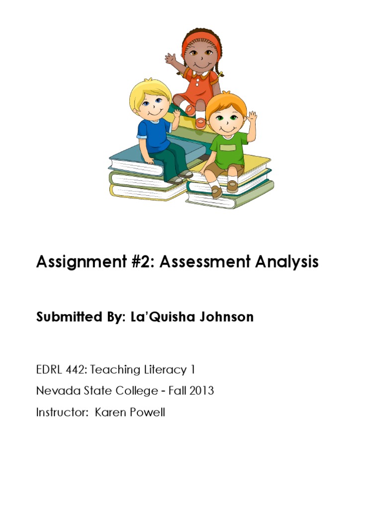 Assessment Analysis for Literacy Grouping | PDF | Educational ...