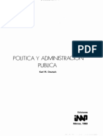 Politica y Administracion Publica-Karl W. Deutsch