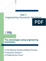 Bab I Engineering Economic Decisions