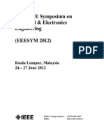 2012 IEEE Symposium On Electrical & Electronics Engineering