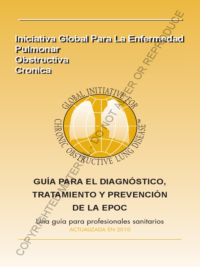 Guias Gold Epoc Enfermedad pulmonar obstructiva crónica Asma