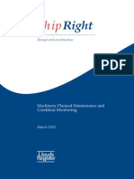 Machinery Planned Maintenance and Condition Monitoring, March 2013