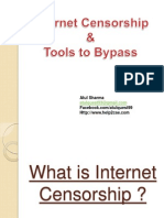 Internet Censorship and Tools To Bypass
