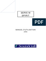Soundcraft Spirit M8 Manuel FR