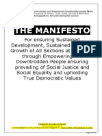 Manifesto For Inclusive Growth, Equality of All