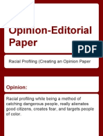 Creating An Opinion Paper 2