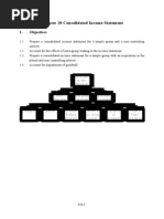 Chapter 20 Consolidated Income Statement: 1. Objectives