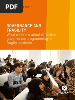 Governance and Fragility