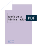 Teoría de La Administración / TDA