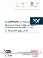 Manastirea Casin - Strategie de Restaurare