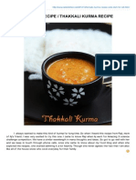 Rakskitchen.net-Tomato Kurma Recipe Thakkali Kurma Recipe