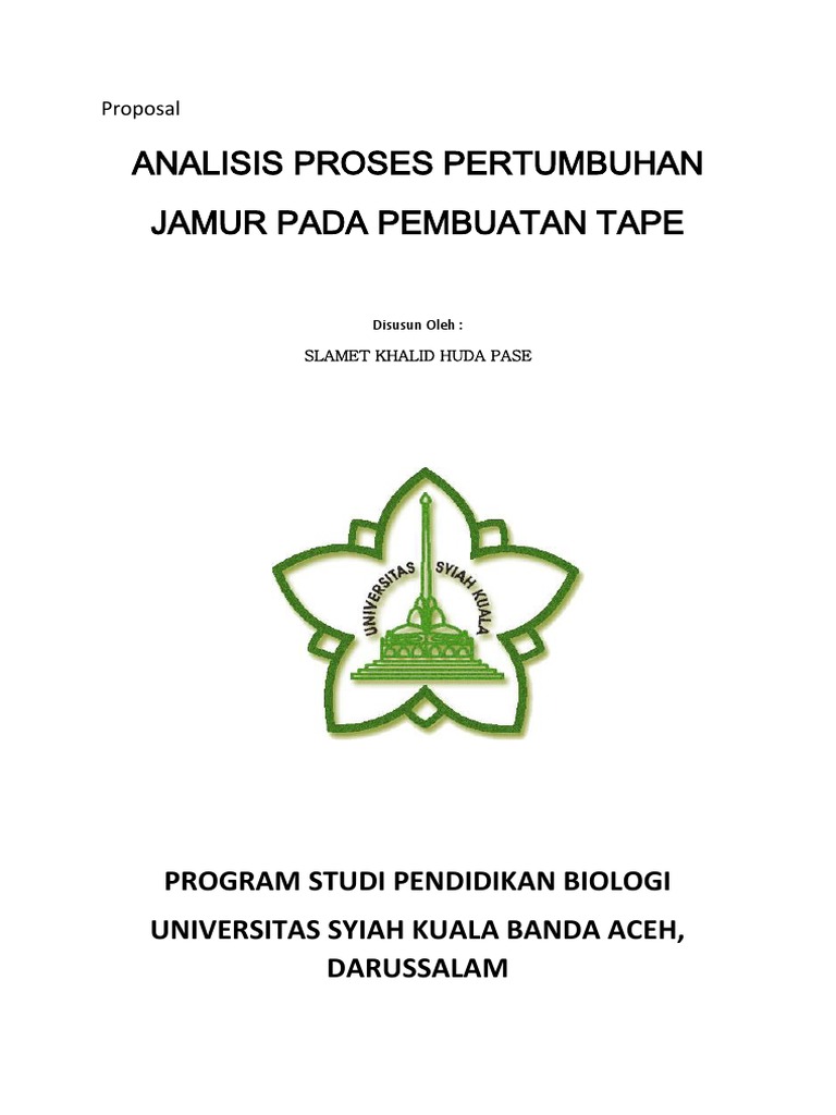 21++ Contoh proposal penelitian biologi sederhana ideas