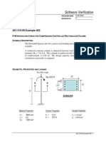 Software Verification: ACI 318-08 Example 002