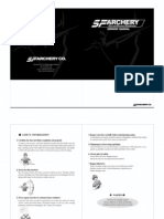 SF Archery ForgedRiserManual GB