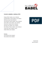 Admitidos y Reservas Otoño 2013 PDF