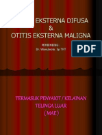 Otitis Eksterna Difusa Dan Maligna