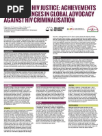 Download Advancing HIV Justice Achievements and challenges in global advocacy against HIV criminalisation - African update ICASA 2013 by HIV Justice Network SN190880968 doc pdf