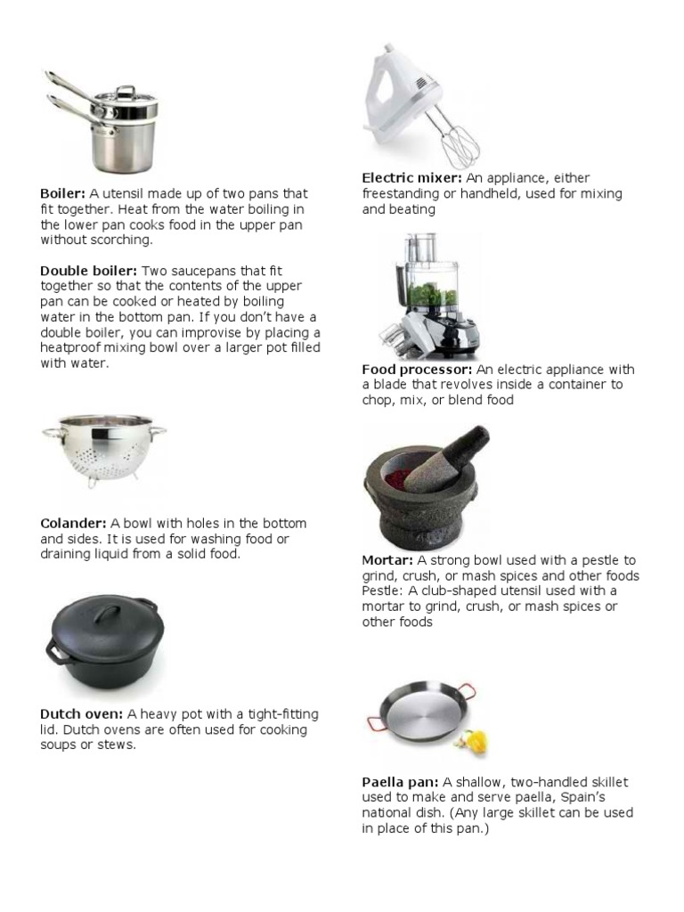 Kitchen Utensils Cookware And Bakeware Dough