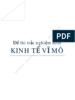 Trắc nghiệm kinh tế vĩ mô