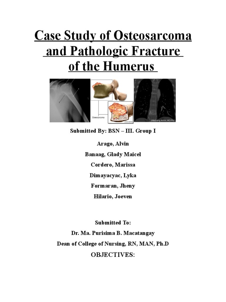 Osteosarcoma Case Study