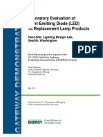 Laboratory Evaluation of LEDT8 Replacement