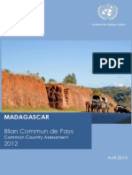 Madagascar - Bilan Commun de Pays 2012 (SNU)