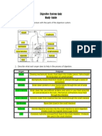 Digestive System Study Guide ANSWERED