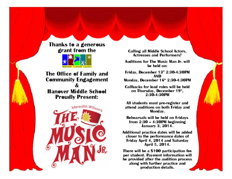 The Music Man JR PDF
