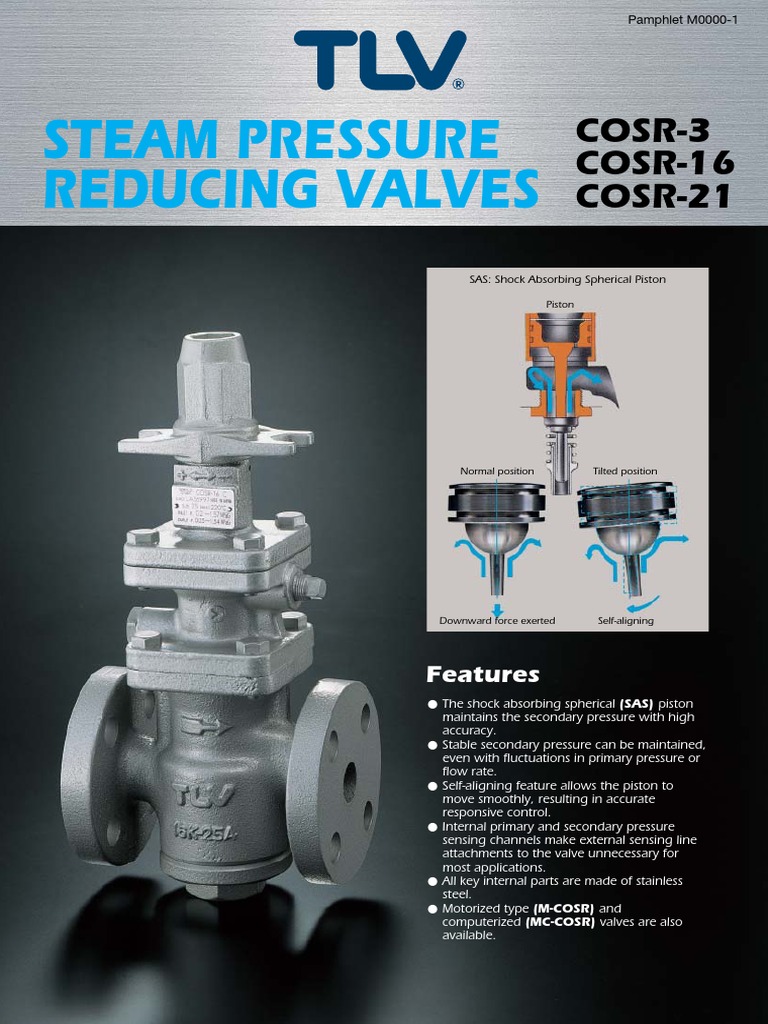Steam Pressure Reducing Valves Guide | PDF