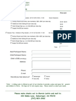 Registration Form Parents and Children