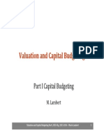Project Valuation - Guidelines