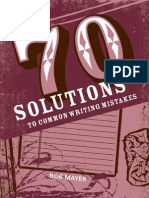 70 Solutions To Writing Mistakes