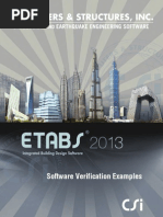 Etabs Software Verification