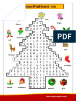 Christmas Word Search - Low: Angel Star Santa