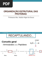 AULA ESTRUTURA E FUNÇÃO DAS PROTEÍNAS
