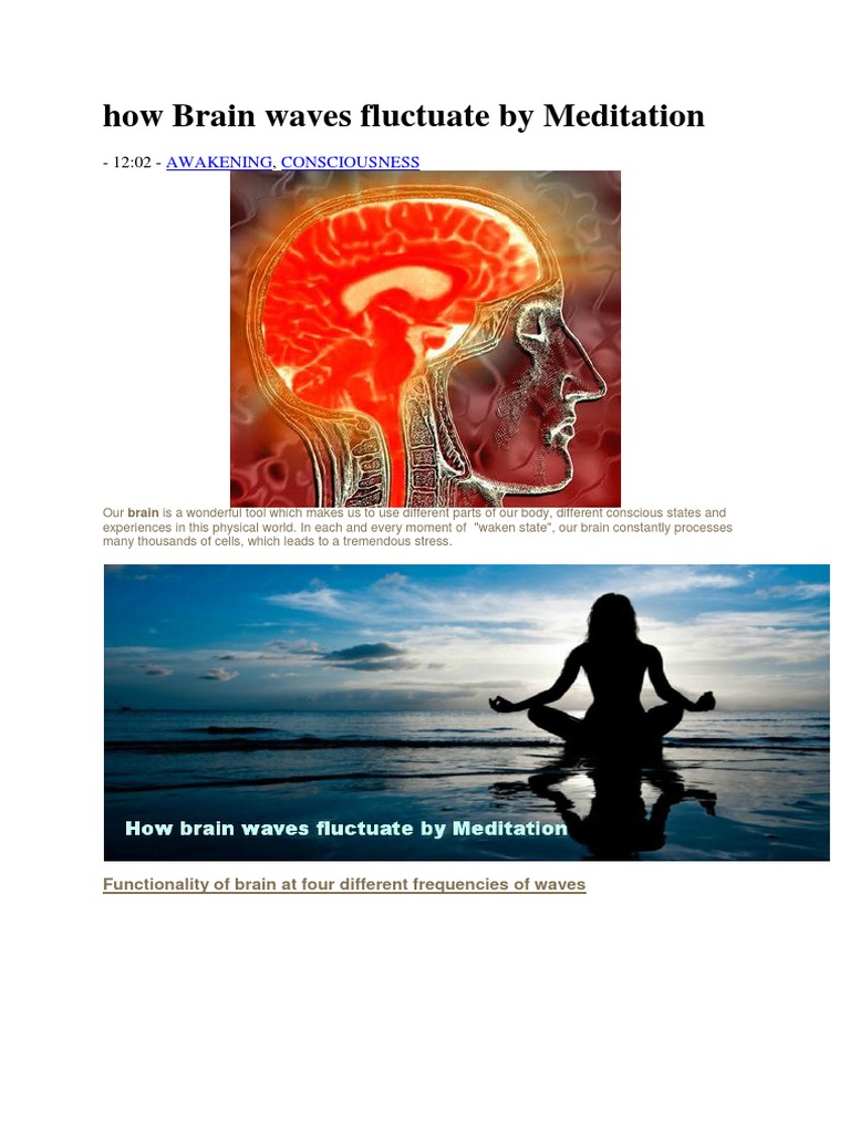 Brain Waves and Meditation Effects | PDF | Meditation ...
