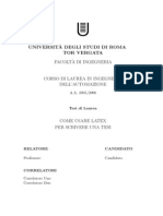 Universit ' A Degli Studi Di Roma Tor Vergata Facolt ' A Di Ingegneria