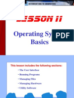 Lesson 11: Operating System Basics