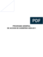 Programa General de Acción de Gobierno 2009-2011