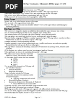 Chapter 4: Basic Web Page Construction - Elementary HTML (Pages 165-180)