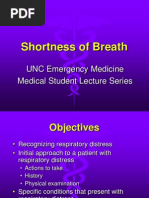 Shortness of Breath: UNC Emergency Medicine Medical Student Lecture Series