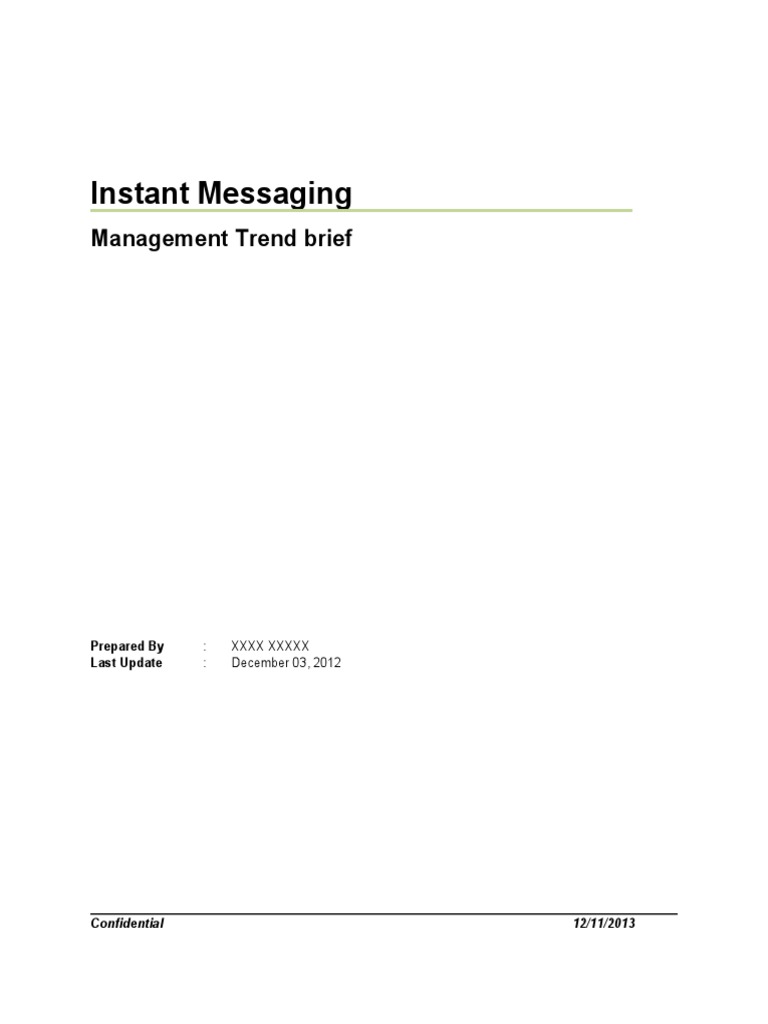 Instant Messaging in the Workplace: Pros & Cons | PDF | Instant ...