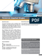 AS A2 Course - Science (Applied Single)