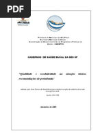 Cadernos Saúde Bucal SES SP