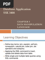 Database Application SSK 3408: Data Manipulation Language