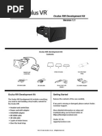 Oculus Rift Development Kit Instruction Manual