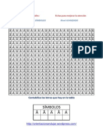 Matriz de Simbolos Nivel Avanzado 5