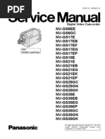 Panasonic NV Gs6, Gs17, Gs18, Gs21, Gs25, Gs28, Gs35, Gs38
